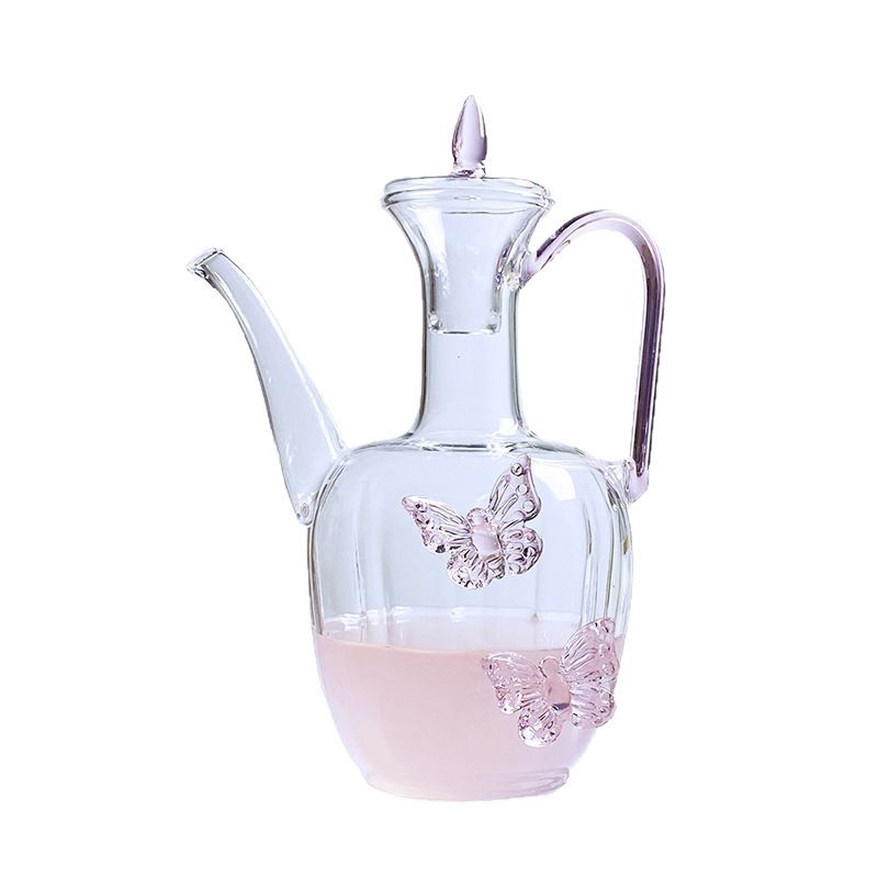 Butterfly ceai goblet vin roșu pahar borosilicat