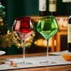 Sticlă colorată de lux în stil european pahar de vin roșu