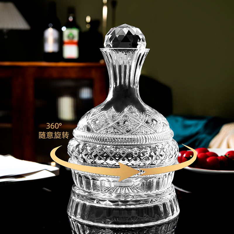 Oală de ornament de vin de vin rotativ de vin rotativ pentru vinuri