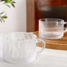 Cupa de sticlă pentru desert pentru micul dejun de înaltă valoare