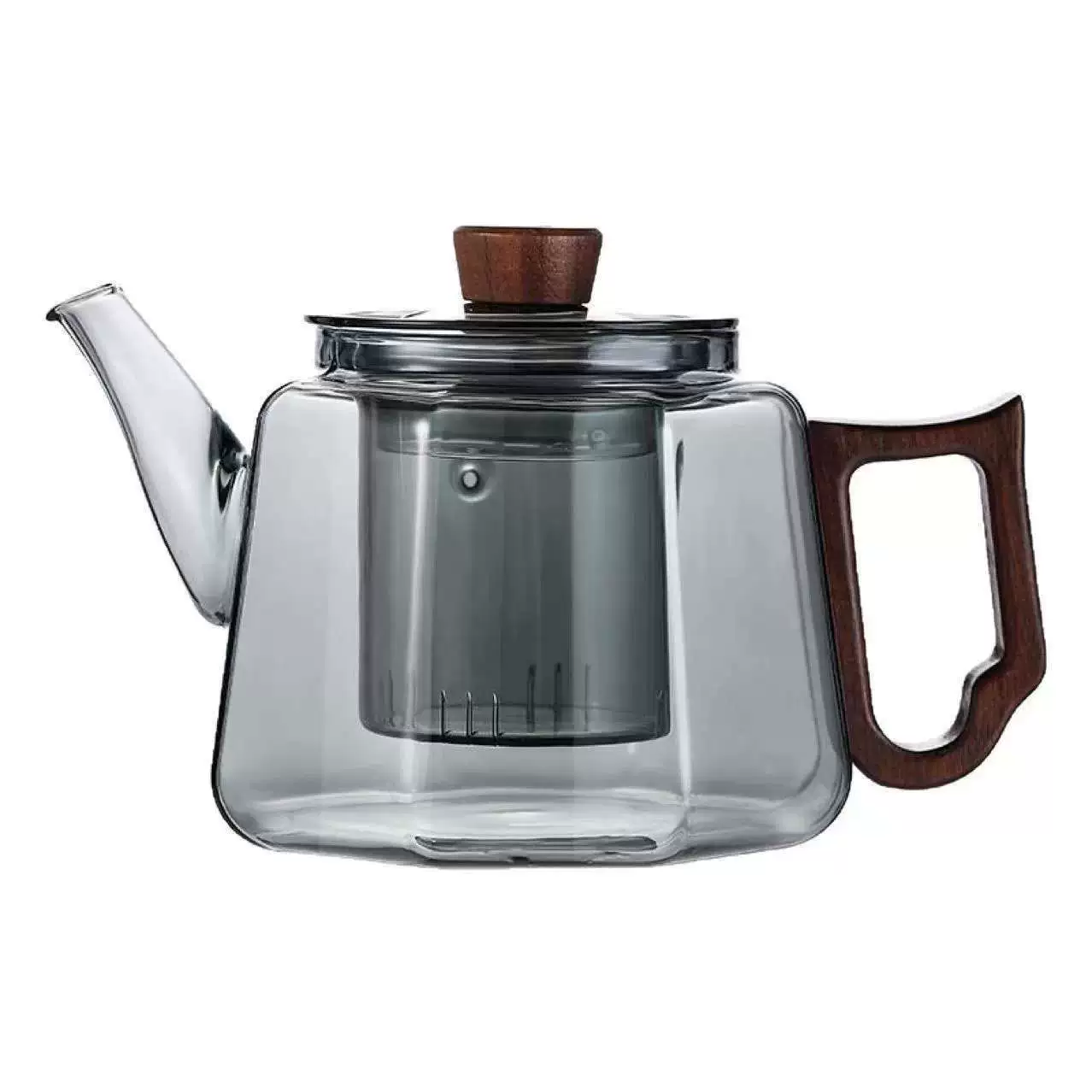 Ceainic îngroșat din sticlă borosilicată rezistentă la căldură